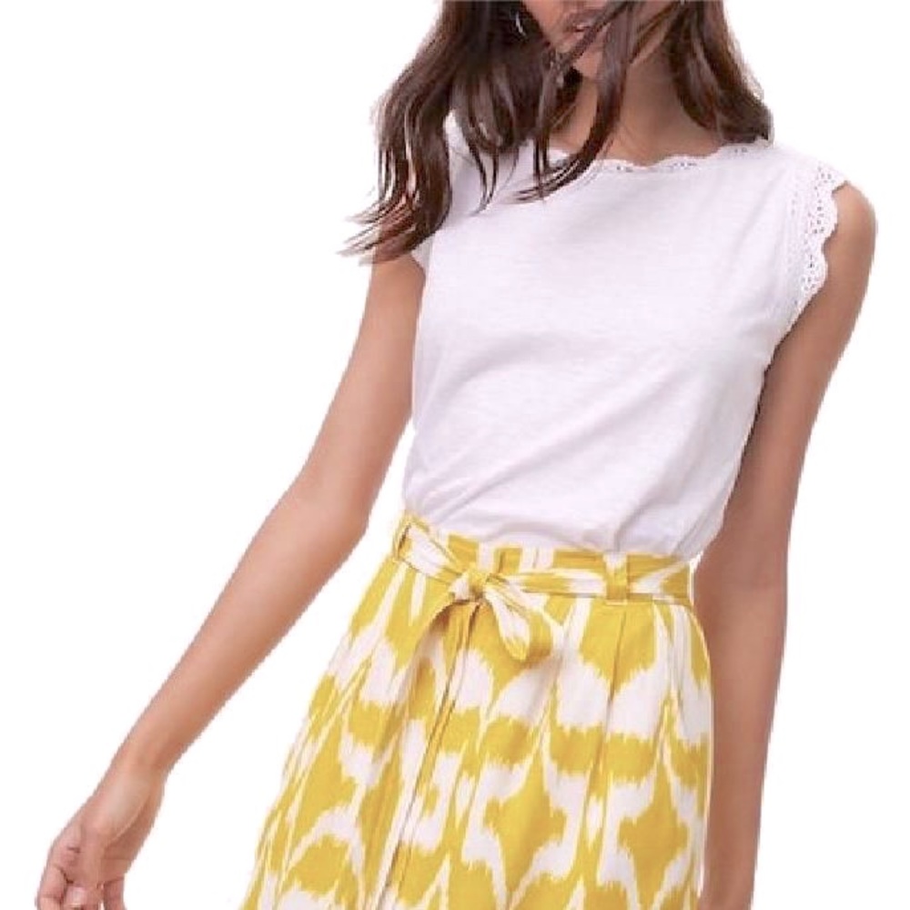 LOFT Button up Mini Skirt